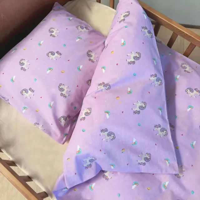 κλινοσκεπάσματα - παπλωματοθήκη -By Mats - Bed Linen Baby Size 70 x 100 cm - Working Machine MAT144 - Baby and Children