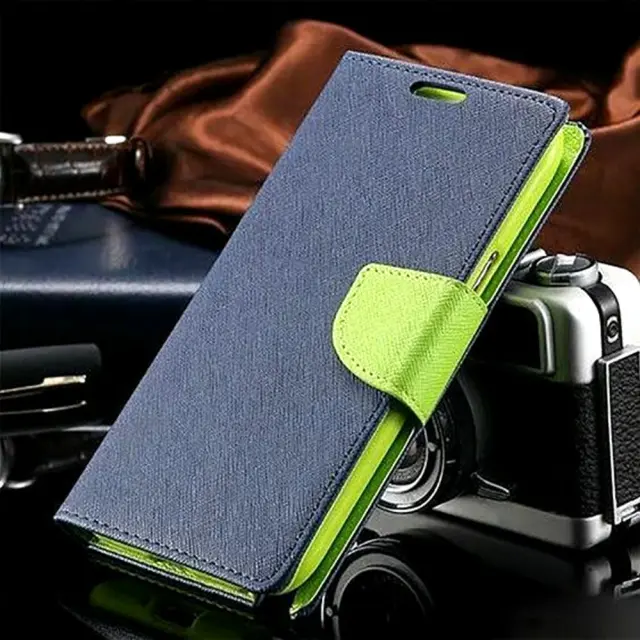 Fancy Book Case Apple iPhone 13 Pro Navy Blue 2