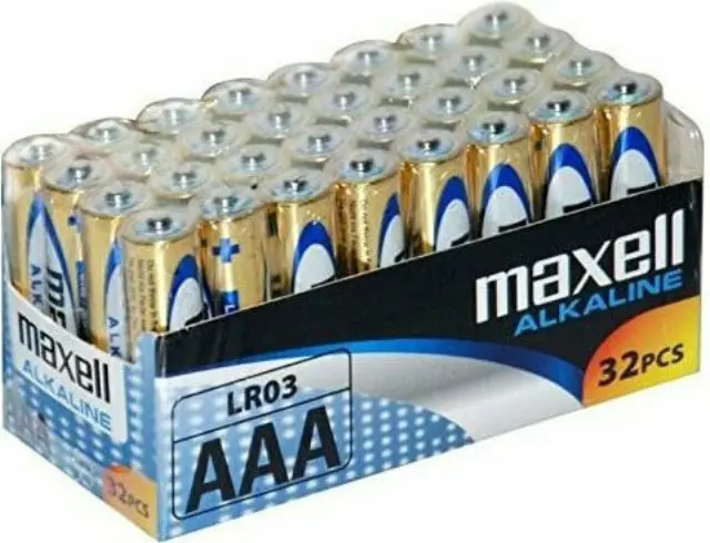 Αλκαλική Μπαταρία Maxell Alkaline LR03/AAA Alkaline Battery 32τμχ (M49025) (MAX49025) 3