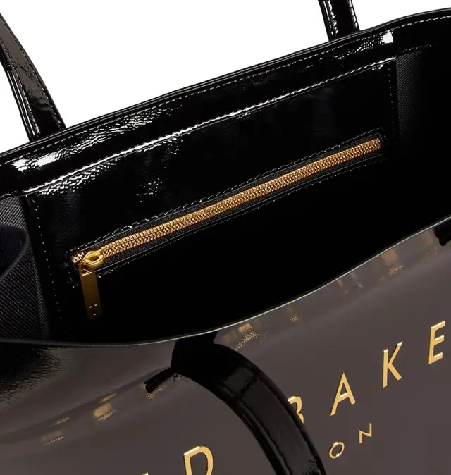 Γυναικεία Τσάντα Ώμου Ted Baker Crinkon Large Icon 283875-Black Μαύρο - One Size 3