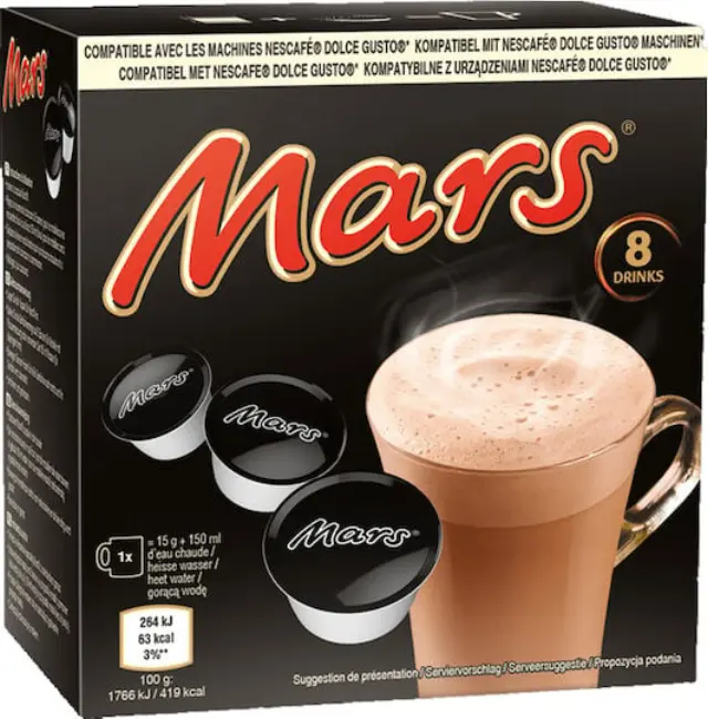 Mars Σοκολάτα Κάψουλες Dolce Gusto 8τμχ