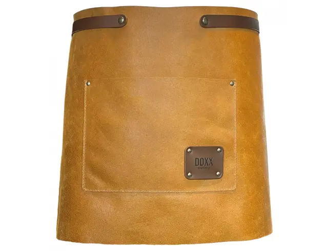 Δερμάτινη Ποδιά Μέσης Doxx Amsterdam Rustic Leather Waist Apron με ρυθμιζόμενα λουράκια και διαστάσεις 65x40cm - SandRL.WAP-001-SAND
