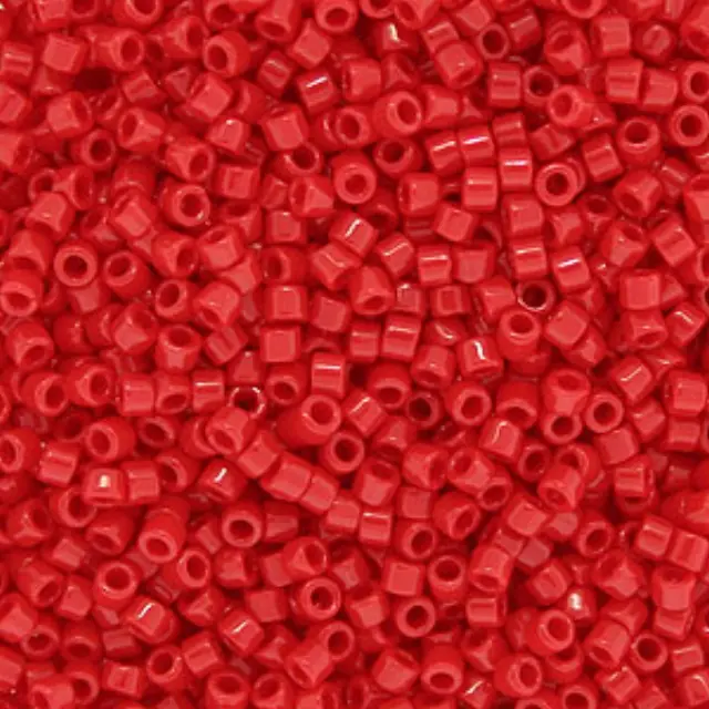 Χάντρα Miyuki Delica 11/0 - DB0723 - Opaque Red ~7gr