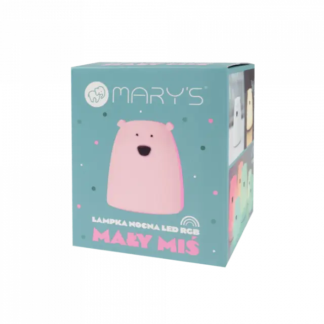 Φωτιστικό επαναφορτιζόμενο MARY S LED LAMP BEAR SMALL PINK RGB+WW/NB -MW20784 3