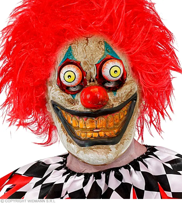 Αποκριάτικο Αξεσουάρ Μάσκα Killer Clown Googly Eyes (Widmann) (W-30303) 2