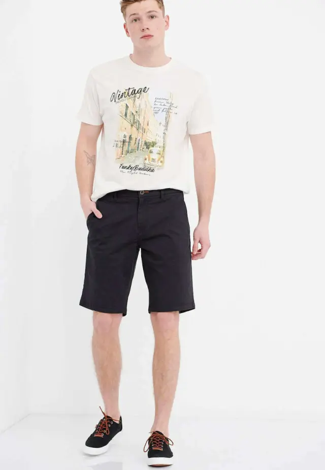Funky Buddha Chino Shorts Black FBM005-001-03 - 28