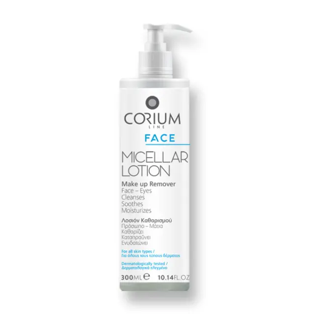 Corium Line Λοσιόν Καθαρισμού Micellar για Πρόσωπο & Μάτια 300ml