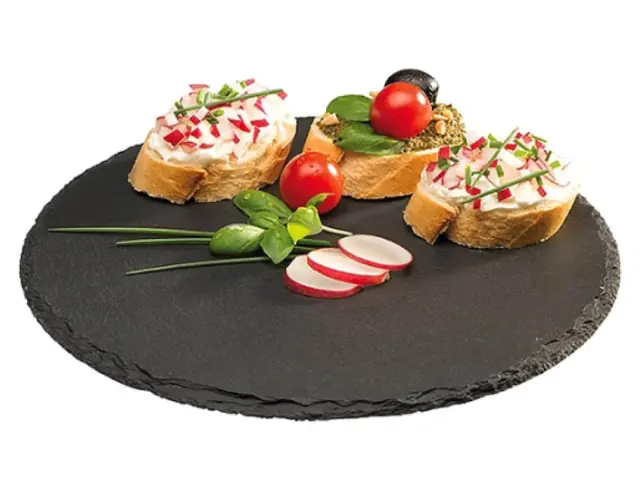 Πιατέλα σερβιρίσματος Excellent Houseware με διάμετρο 30cm - Γκρι 210000080