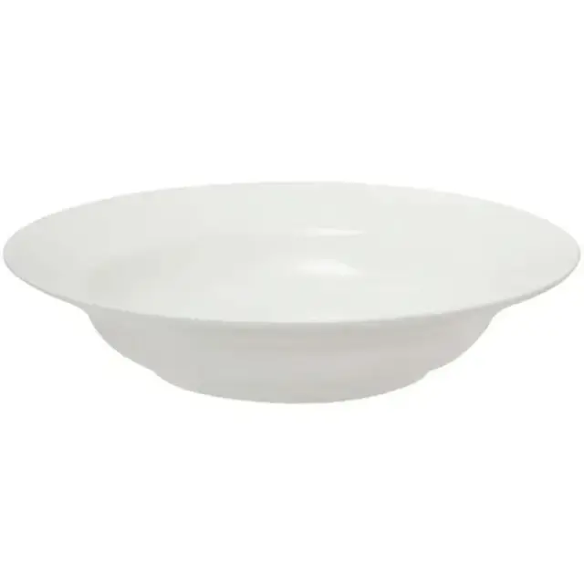 Maxwell & Williams Πιάτο Σούπας Rim White Basics 23cm Λευκό