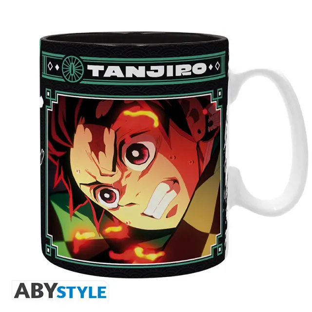 DEMON SLAYER - Mug - 460 ml - Tanjiro black + green S2