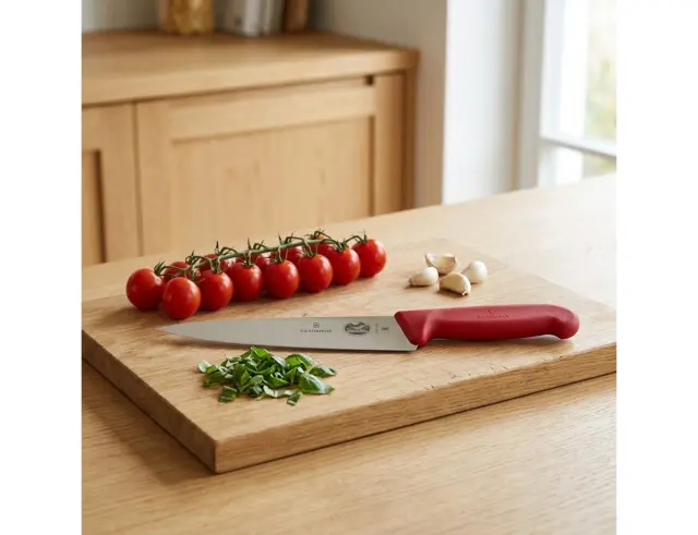 Μαχαίρι Chef Victorinox Fibrox με μήκος λεπίδας 25cm - Red 5.2001.25