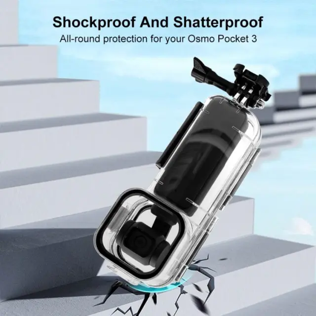 Puluz® Αδιάβροχη Θήκη Κατάδυσης 45m για DJI Osmo Pocket 3- Transparent (PU967T) 3