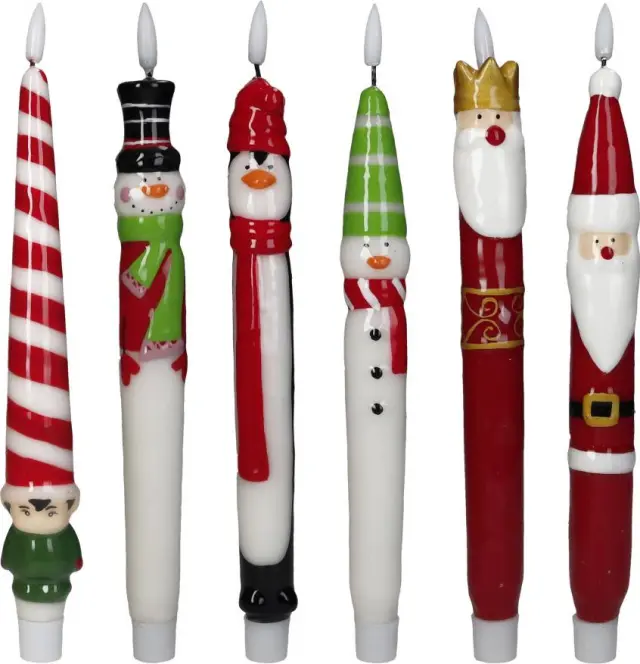 Christmas LED Candle Κερί LED 29cm