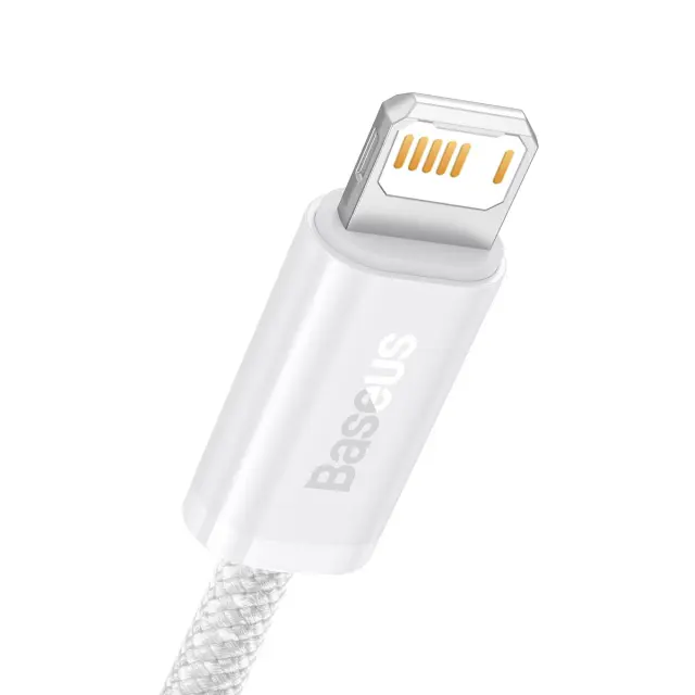 Baseus Dynamic Series Fast Charging Data Cable USB-A - Lightning 2.4A 1m White 2