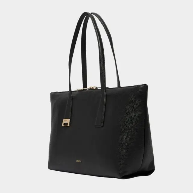 Furla - Γυναικεία Δερμάτινη Τσάντα Ώμου/Χειρός Olivia M Tote WB01977-HSF000-O6000 Μαύρο 2