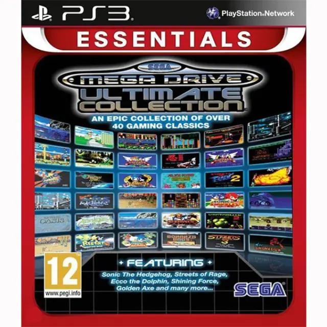 PS3 SEGA Mega Drive Ultimate Collection (Sonic Genesis) (Essentials)