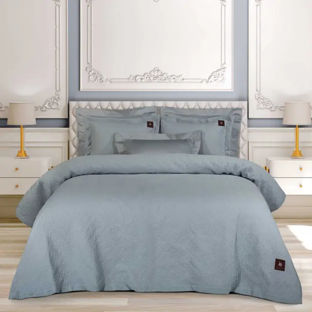 Κουβερλί 240x250 King Greenwich Polo Club Essential 4450 Grey 100% Microsatin