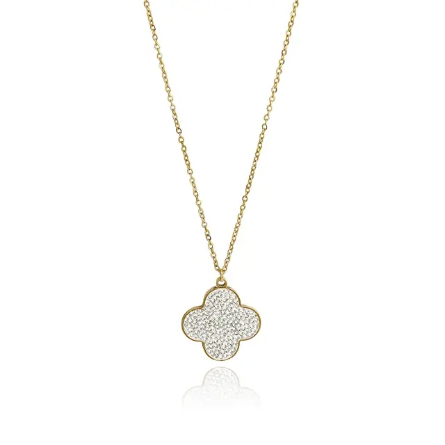 Enamel Clover Necklace