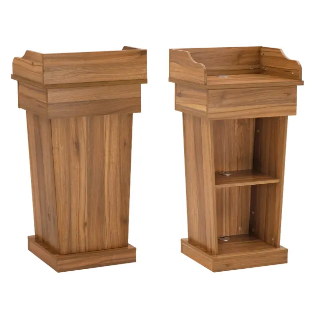 Αναλόγιο εκφωνητή Supreme Honey Oak 59,5x40x111 εκ.
