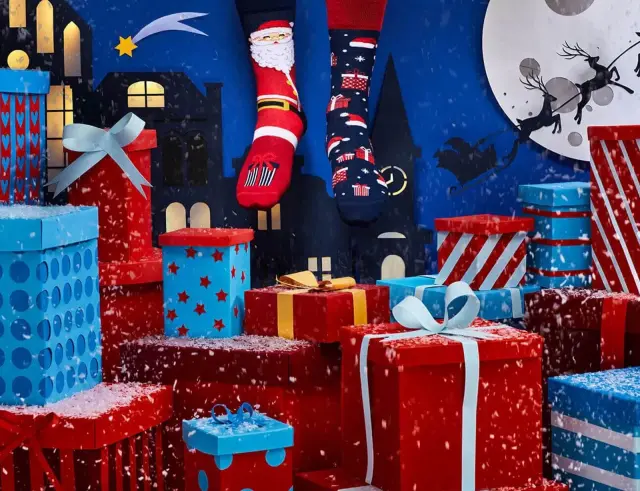 Κάλτσες Santa Claus Many Mornings με μέγεθος 43-46 - ΕνηλίκωνSanta Claus Regular 43-46 3