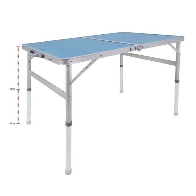 Escape 15529 Τραπέζι Camping Πτυσσόμενο/Βαλίτσα 90x60x40/70cm 3