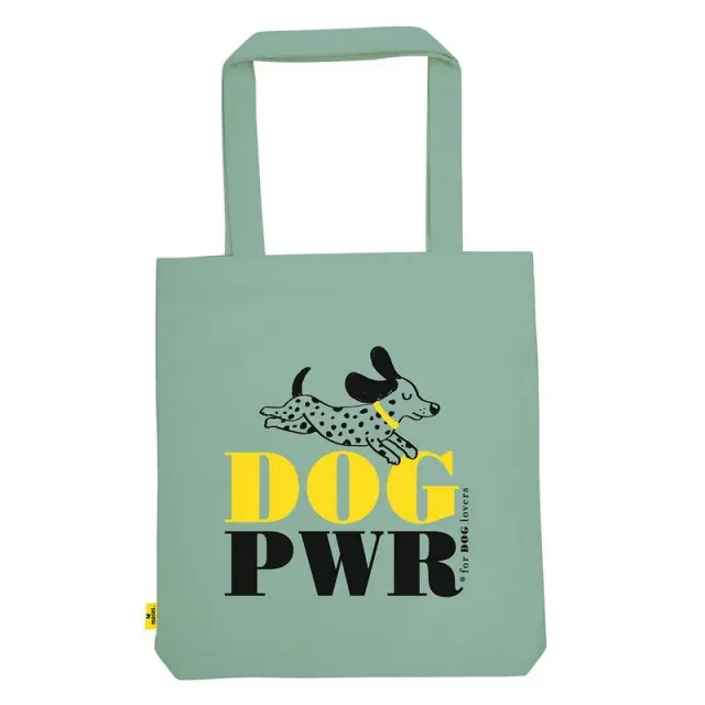 Moses Πάνινη Τσάντα / Big Cotton Shopping Bag: Dog PWR
