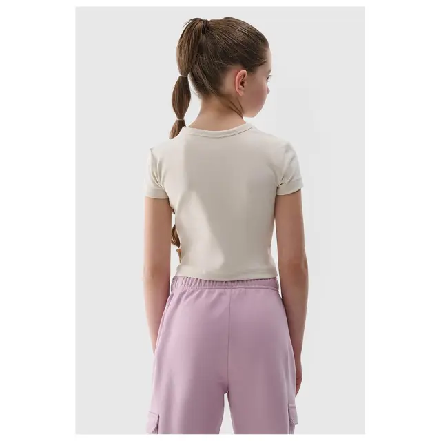 4F T-shirt Creme 4FJWSS25TTSHF1852-12 - 158 2