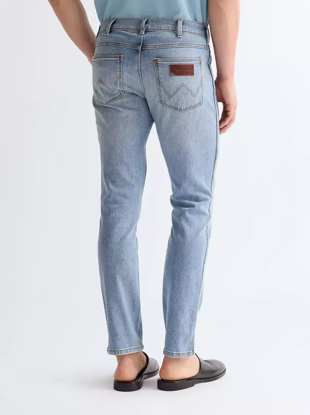 Wrangler Ανδρικό LARSTON DAWN Τζιν Παντελόνι – Washed Blue - 30W 32L 2