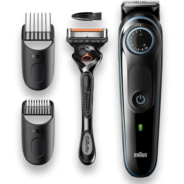 Επαναφορτιζόμενη Κουρευτική Μηχανή Braun BT3240 + Gillette ProGlide