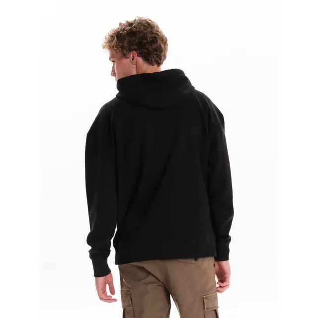 Emerson Oversized Pullover Hoodie (242.EM20.50-Black) - Μαύρο 3