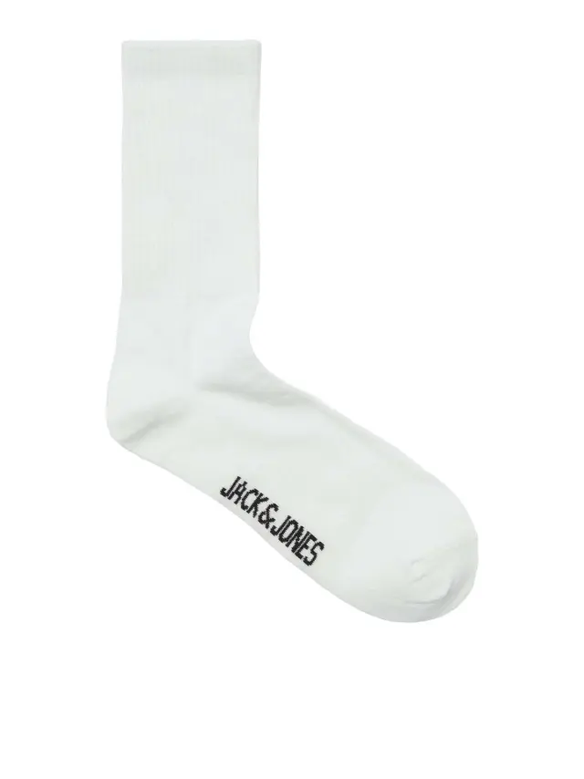 JACCHARLES TENNIS SOCK 3 PACK NOOS White - ONE SIZE 3