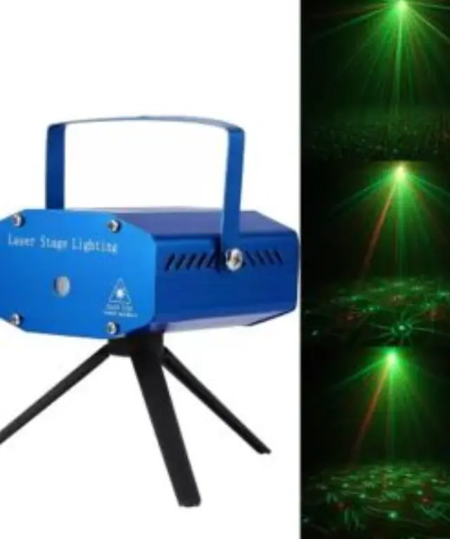 Χριστουγεννιάτικος Προβολέας Laser LED Ρεύματος με Τρίποδο Εσωτερικού Χώρου Πράσινο – Κόκκινο