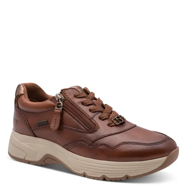 Γυναικεία Ανατομικά Δερμάτινα Sneakers Tamaris Comfort 8-83704-45 327 Καφέ Καφέ - 37 2