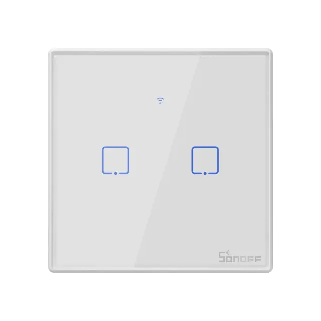Smart Switch WiFi - RF 433 Sonoff T2 EU TX (2-channel)