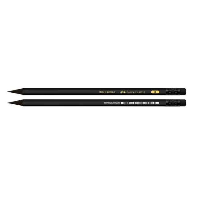 Μολύβι με Γόμα Faber Castell B Black Edition / OF5244000002090 (Faber Castell)