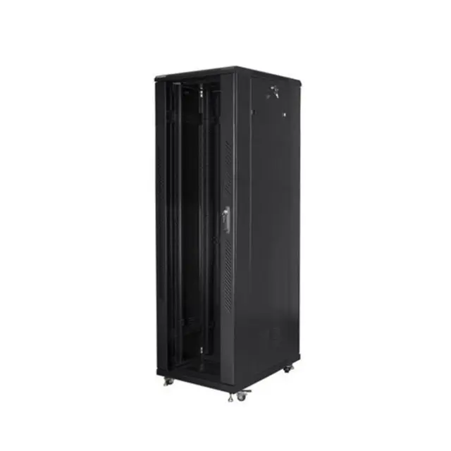 Lanberg Καμπίνα Rack 19" 42U 800x800 Black (FF01-8842-12B)