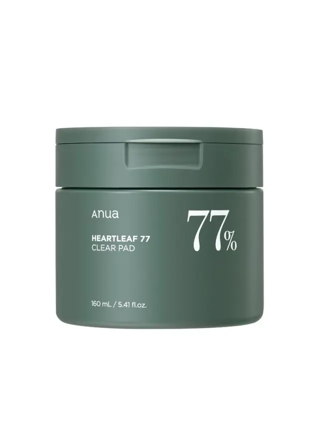 Anua Heartleaf 77% Clear Pad PHA Απολεπιστικά και ενυδατικά Toner Pads 70pcs 160ml