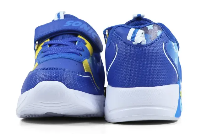 Disney Sonic the Hedgehog Sneakers With Hoop & Loop Closure & Lights Blue N9610127S-0010 3