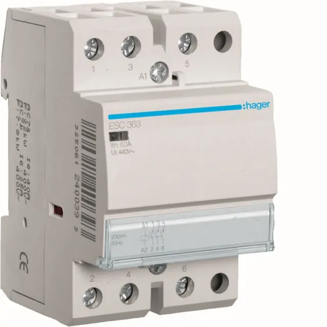 Contactor 63A, 3NO, 230V