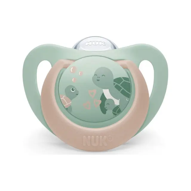Nuk First Choice Ορθοδοντική Πιπίλα Σιλικόνης Πράσινο για 6-18 μηνών