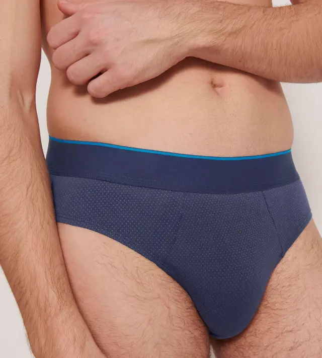 Sloggi Men Σλιπ Ever Airy Brief Συνδυασμός Μπλε 2-Pack 2