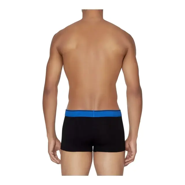 Diesel Ανδρικό Boxer Damien Contrast Denim Division Logo - Τριπλό Πακέτο, Χρώμα Black OBR - S 3