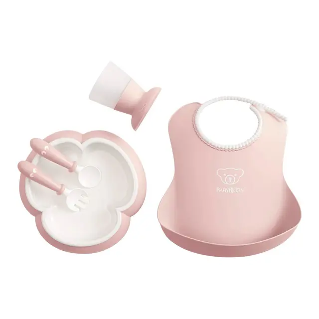 BABYBJÖRN Baby Dinner Set Powder pink 7317680700643