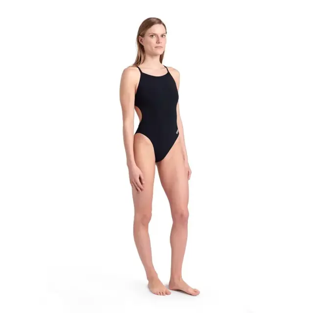 Arena Women's Lace Back Solid Swimsuit Μαύρο 004651-501 (Arena) 3
