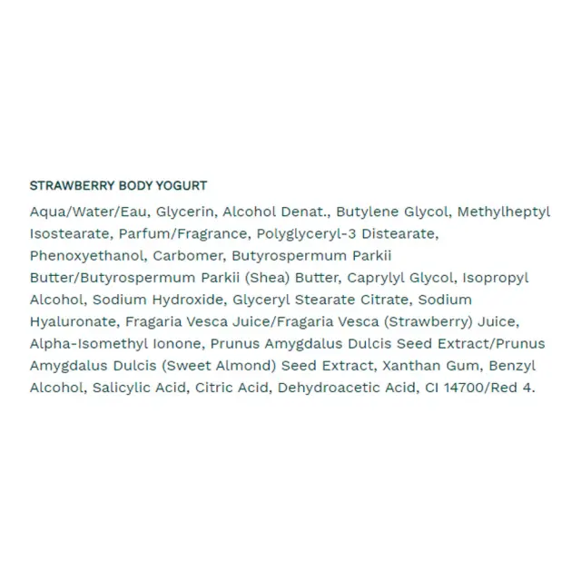 The Body Shop Strawberry Body Yogurt 2