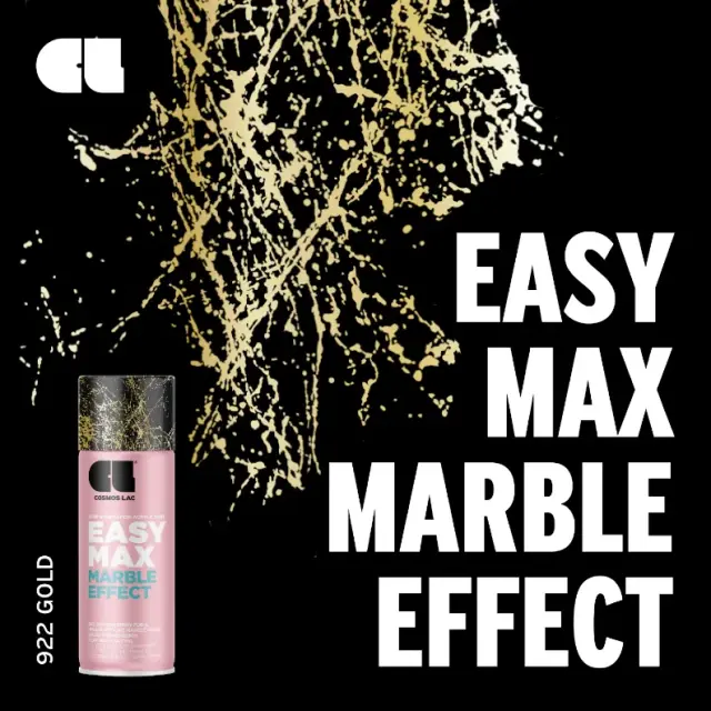 COSMOS LAC EASY MAX MARBLE EFFECT ΣΠΡΕΙ ΜΕ ΕΦΕ ΜΑΡΜΑΡΟΥ - ΧΡΥΣΟ