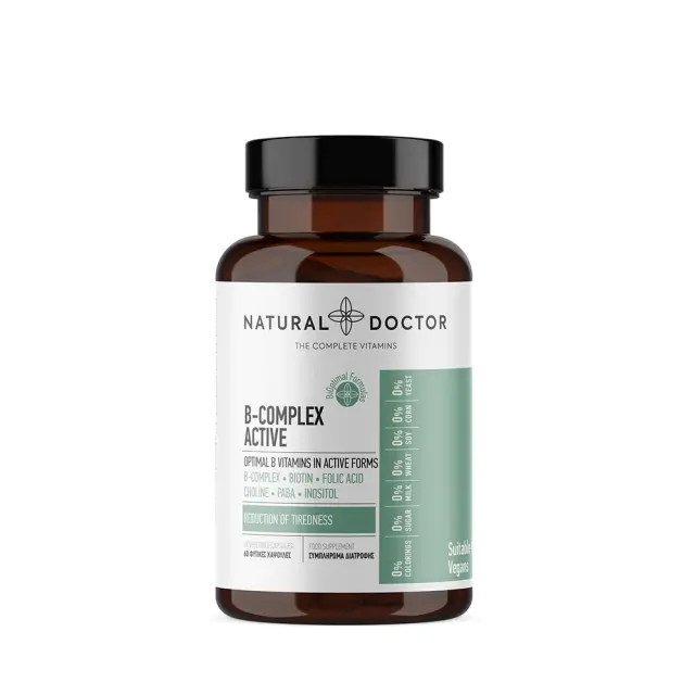 Natural Doctor B-Complex Active Συμπληρωμα Διατροφης 60 Caps