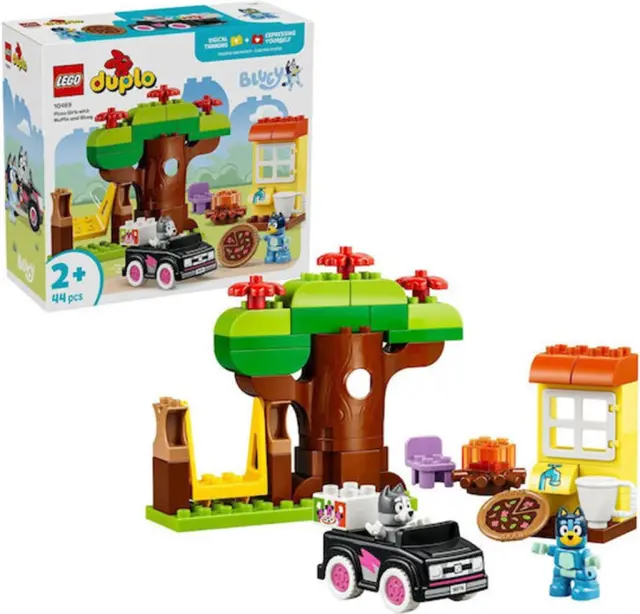 LEGO Duplo Bluey Pizza Girls With Muffin And Bluey / 10469 (Lego)