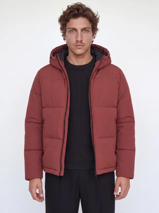 JJGALAXY PUFFER JACKET - Fired Brick 2
