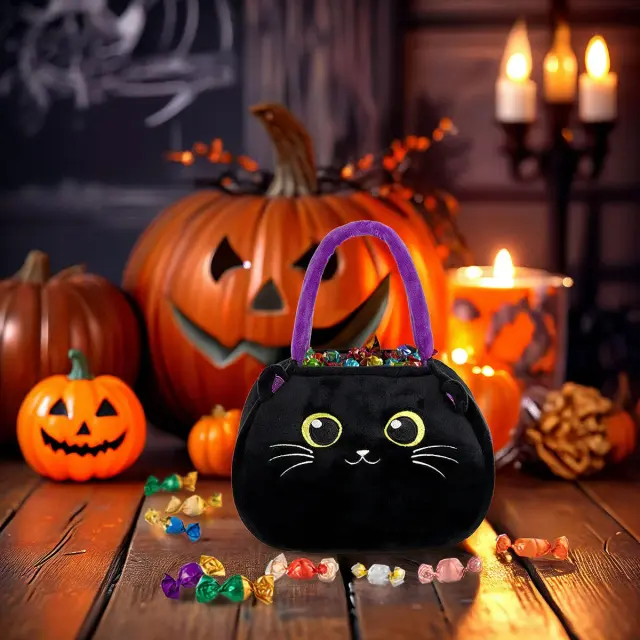Legami Halloween Trick or Treat Candy bag Black Cat 3